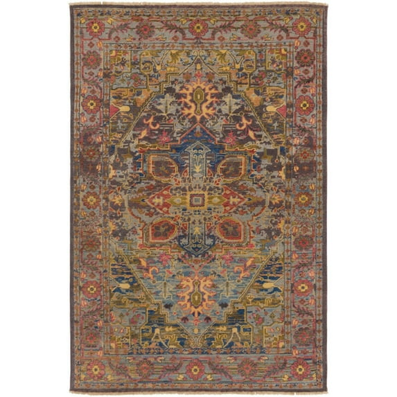 Surya Cappadocia CPP-5022 66x102" Rectangle Traditional Wool Rug in Multi-Color