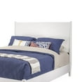 thumbnail image 2 of King Platform Bed with Panel Headboard, White, 2 of 5