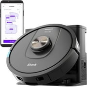 Restored Shark UR2360S Ultra Robot Vacuum with Matrix Clean, Self-Empty Base, Precision Home Mapping, HEPA Bagless System, Self-Cleaning Brushroll, WiFi App & Voice Control   Black