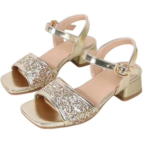 Toddler/Little Kid Girls Sandals Fashion Bow Summer Shoes Black 11.5 Little Kid