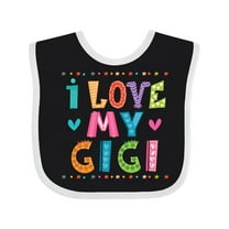 Inktastic I Love My Gigi for Babies Girls Baby Bib