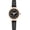 Black-B, variant on Women's Watch - Accented Leather Strap Analog Display