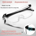 thumbnail image 4 of 300% magnifier, magnifier for glasses wearers, reading glasses with glasses case, blue light blocking magnifier, magnifier for close work, reading, 4 of 7