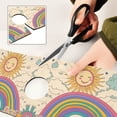 thumbnail image 6 of Yayeee Faucet Mat for Kitchen Sink 14.7" Diatomite Long Splash Guard Pad, Beige Rainbow, 6 of 7