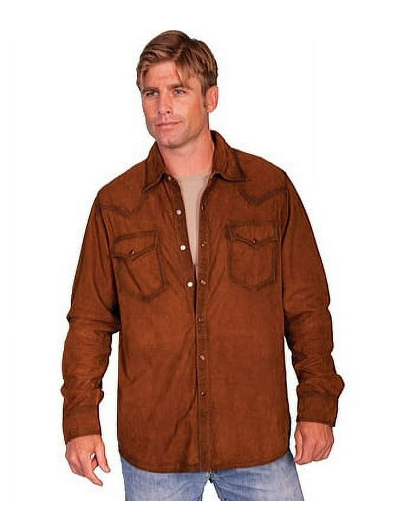 real suede over sized shirt ブラウン real suede over sized shirt ブラウン