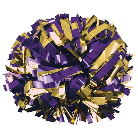 1 in-Stock 2-Color Metallic Pom (Sold Individually)