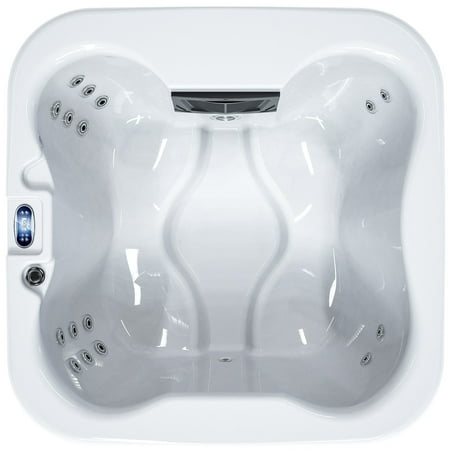 Luxuria Spas Augusta 4-Person 28-Jet Plug and Play Hot Tub with Ozonator