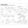 thumbnail image 2 of Kingston Brass KVPB3722A38 Wimbeldon 37" x 22" Solid Surface Vanity Top with Oval Sink (8" Faucet Drillings), Glossy White, 2 of 4