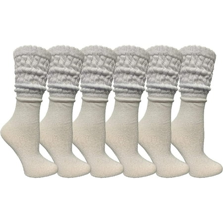 

SOCKS NBULK Womens Cotton Slouch Socks Ladies Scrunchy Slouchy Boot Socks