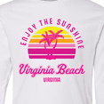 thumbnail image 4 of Inktastic Summer Enjoy the Sunshine Virginia Beach Virginia in Pink Long Sleeve Youth T-Shirt, 4 of 5