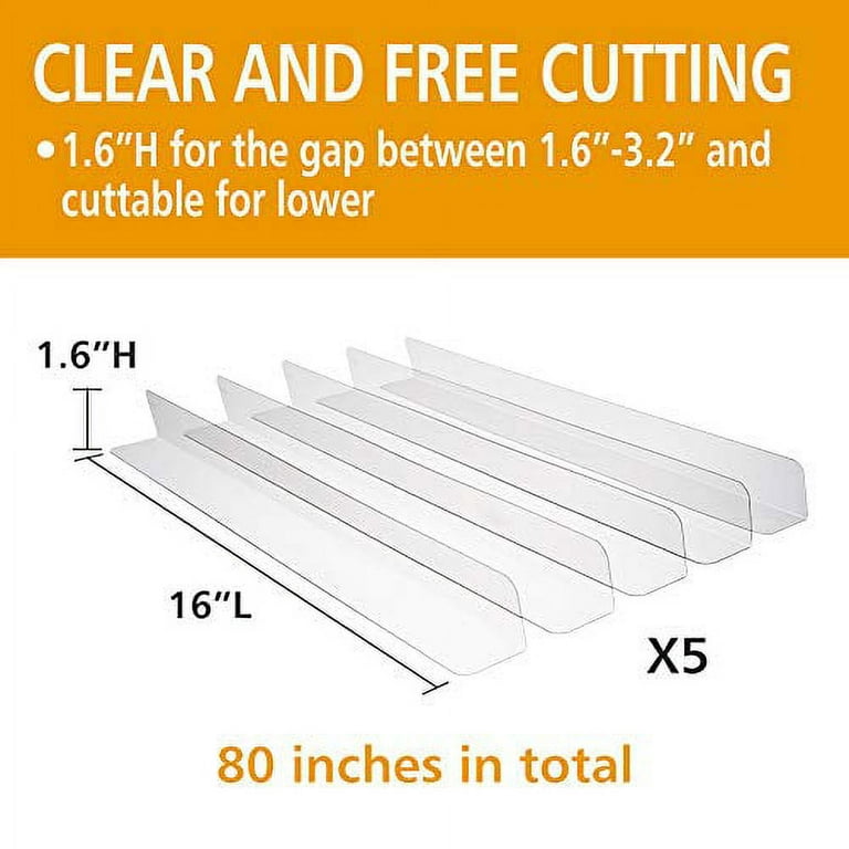  Sopicoz 32.8 Feet Clear Under Couch Blocker, 3 inch high PVC  for Furniture Bed Sofa Sectional Cabinet Blocker Gap Bumper Stop Toys Going  Under Sofa : Home & Kitchen