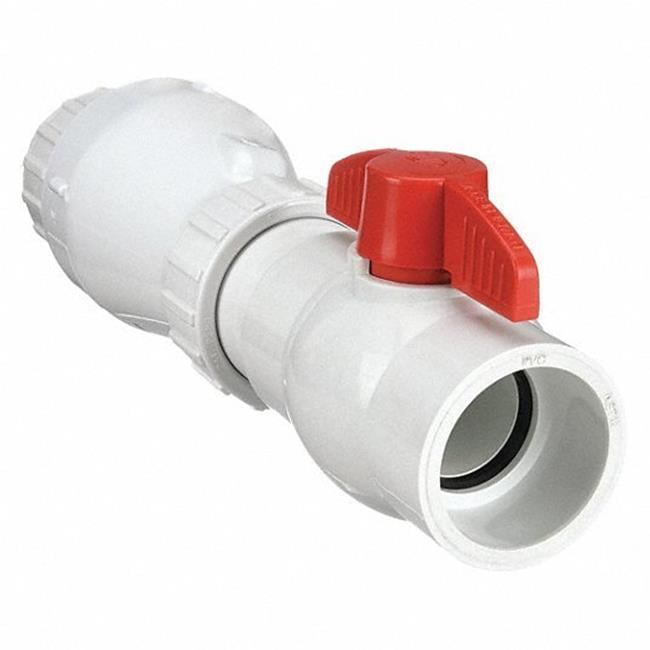Zoeller 300048 2 in. PVC Union Quiet Check Valve with Ball Valve