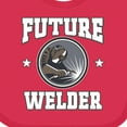 thumbnail image 4 of Inktastic Welding Future Welder Fabricator Boys or Girls Baby Bib, 4 of 4