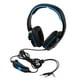 Casques de Jeu Noirs et Bleus avec Microphone Stéréo Filaire Écouteurs Antibruit pour Ordinateur PC Gamer pour SADES SA708 – image 4 sur 10