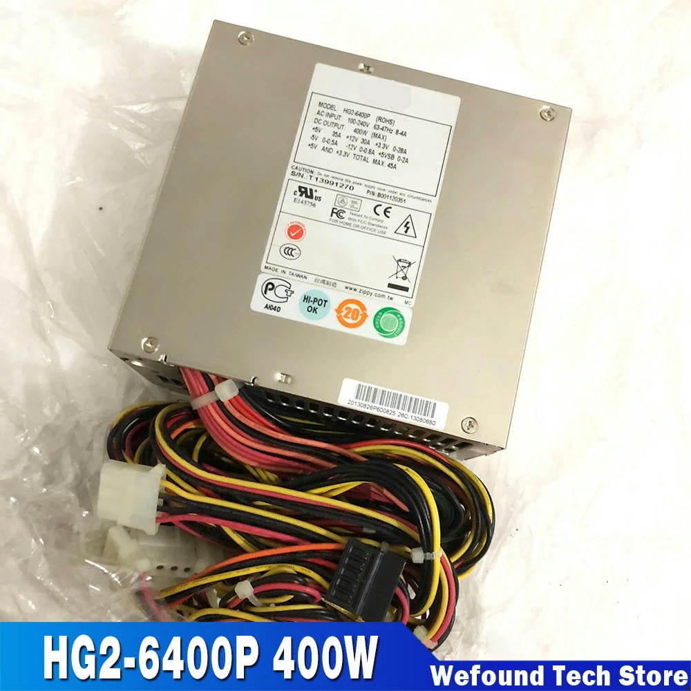 For ATX Server Industrial Computer Equipment Power Supply HG2-6400P 400W