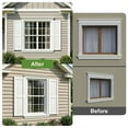 thumbnail image 4 of Barara King Shutters for Windows with Premium Board and Batten, Modern Shutters with Fluted Vertical Lines and Easy Mount for Farmhouse, Home Office, Living Room, Bedroom, White(14"*31"), 4 of 9