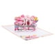 thumbnail image 1 of Tarjeta de cumpleaños 90 de Uxcell, tarjeta de cumpleaños emergente con flores 3D y mariposas, con sobre de tarjeta en blanco para regalo, 1 of 5