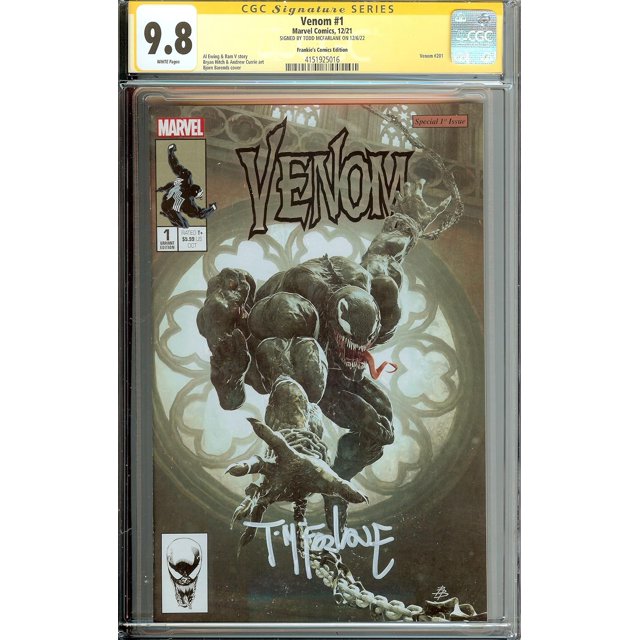 Venom #1 CGC 9.8 Signé Todd McFarlane Frankie Variante