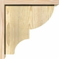 thumbnail image 3 of 6"W x 14"D x 14"H Ridgewood Rough Sawn Corbel w/Backplate, Douglas Fir, 3 of 9