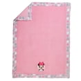 thumbnail image 3 of Disney Minnie Mouse Polka Dots Super Soft Appliqued Baby Blanket, 3 of 5