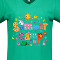 thumbnail image 4 of Inktastic Summer Camp Vacation Women's V-Neck T-Shirt, 4 of 5
