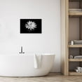 thumbnail image 5 of Lotus Flower Canvas Wall Art Black and White Floral Painting Print Zen Pictures Bathroom Decor Frame Ready to Hang (Black and White Lotus Flower - 4, 8"x10"(20x25cm)), 5 of 6