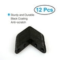 thumbnail image 5 of Uxcell 1.57''x1.57'' Angle Bracket Metal Black L Shaped Angle Brackets Corner Braces Support with Screws, 12Pcs, 5 of 7