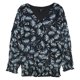 thumbnail image 1 of Blusa con volantes Alfani para mujer azul mediana, 1 of 1