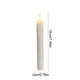 thumbnail image 3 of Velas de cera de 7,5 pulgadas, sin llama, a pilas, con temporizador y regulador de intensidad, 6 portavelas blancos para ceremonias, fiestas, Navidad y Halloween., 3 of 5