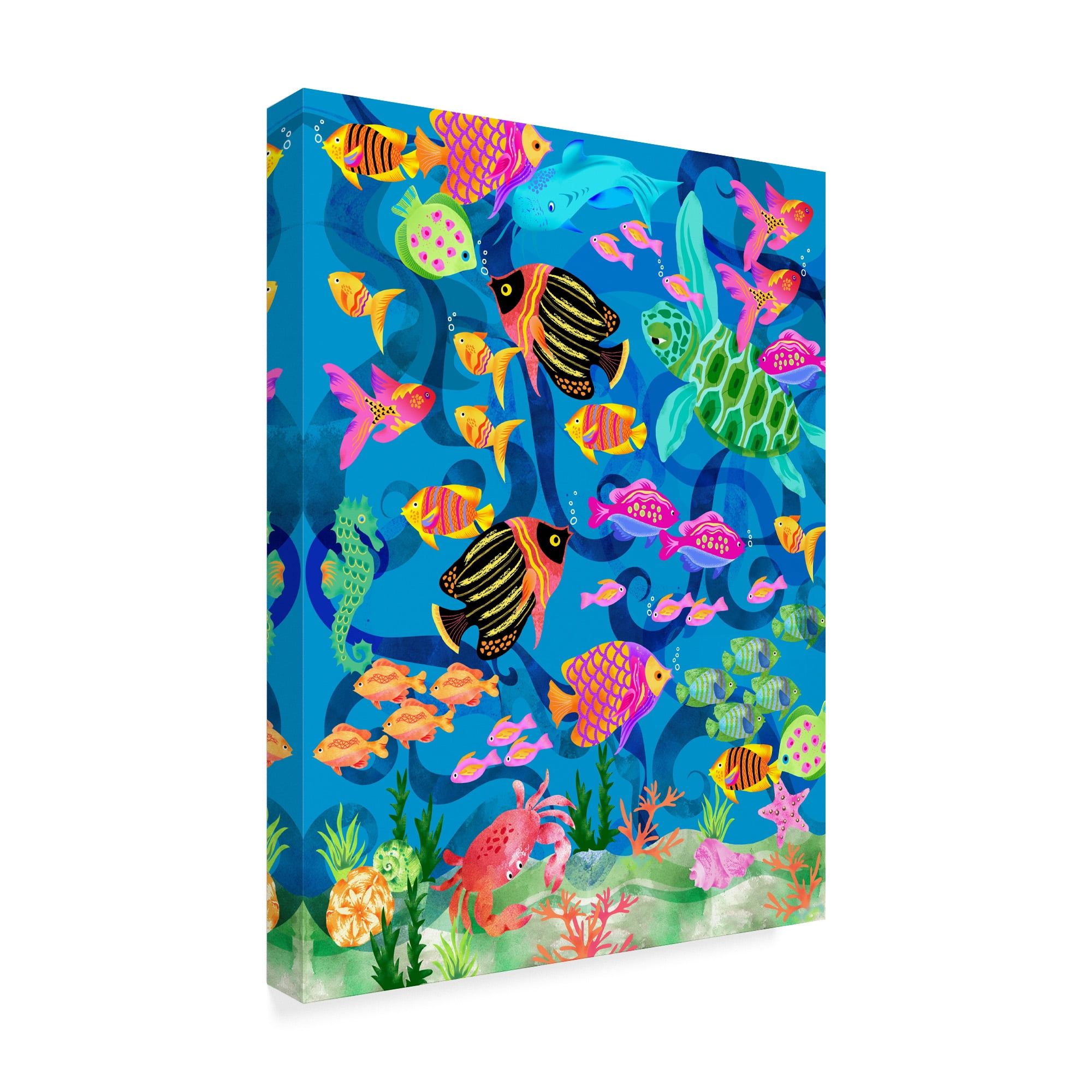 Trademark Fine Art 'Underwater Scenic' Canvas Art by Lisa Powell Braun