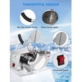 thumbnail image 6 of Danolaps Shaved Ice Machine,350W Ice Crusher with Stainless Steel Dual Blades,440 LBS/H Commercial Snow Cone Maker with Dual Blades,Acrylic Box,Safety On/Off Switchfor Family,Restaurants,Bars, 6 of 8