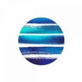 thumbnail image 3 of Taylor, Evangeline 12x12 Black Modern Framed Museum Art Print Titled - Circular Blues, 3 of 5