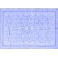 thumbnail image 1 of Ahgly Company Machine Washable Indoor Rectangle Persian Blue Traditional Area Rugs, 6' x 9', 1 of 4