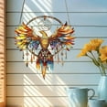 thumbnail image 6 of Seyotauo Phoenix Ornaments Decor - Acrylic Colorful Suncatcher Hanging Ornament - Home Window Car Decoration Flat Pendant- Gifts for Phoenix Lovers - Phoenix Window Home Kitchen Wall Decor, 6 of 6