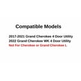 thumbnail image 4 of OE Platinum Moulding W/Antenna Style Privacy Driver Left Side Quarter Window Glass Compatible with Jeep Grand Cherokee 2016-2021 Models (Not for Cherokee or Grand Cherokee L), 4 of 6