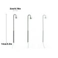 thumbnail image 2 of 1:50 Scale Bend Head Street Lamps 3V/12V Model Making Layout LED Soft Post Lamp Moss Light Lamppost for Miniature Lighting Black/Warm white, 2 of 7