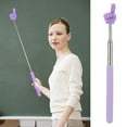 thumbnail image 2 of Retractable Teacher Pointers Extendable Hand Pointer for Classroom Kids Reading Cute Pointing Finger Stick Teach for Kindergarten Student Teacher, 2 of 4