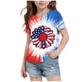 thumbnail image 2 of Odeerbi Chicos Niñas 4 de Julio Camiseta Manga Corta Día de La Independencia Camiseta Gráfica, 2 of 6