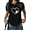 Black-2, variant on Black Print Tshirt Graphic Tees Shirts with Green Heart and Shamrock Design for St Patricks Day Casual Daily Wear Tops S-5XL