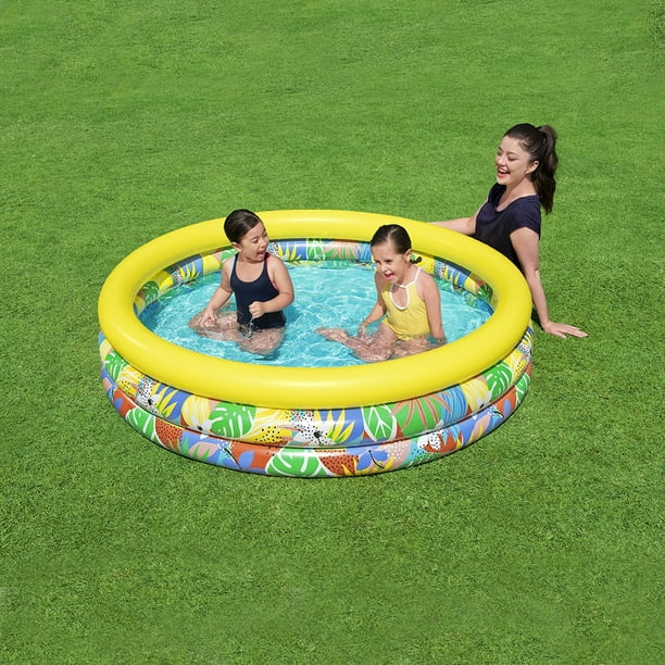 Alberca Inflable Infantil Bestway Palmeras 508 Lt Plástico PVC