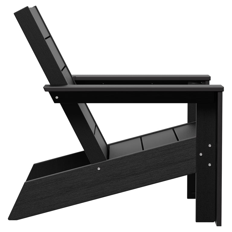 Better Homes & Gardens Ezra Outdoor HDPE Adirondack Chair, Black