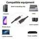 thumbnail image 2 of Cable convertidor de audio tipo C para altavoz de automóvil Adaptador auxiliar para auriculares (2M), 2 of 8