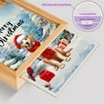 thumbnail image 4 of Merry Christmas Golden Retriever Enjoys Woofmas Winter Xmas Holiday Acrylic Plaque with Wood Photo Frame Box Goldens Dog Lover Gifts Idea Light Box - 02022, 4 of 5
