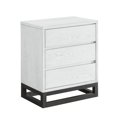 thumbnail image 3 of Home Fare Modern White Industrial Nightstand, 3 of 7