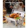 thumbnail image 2 of Juego de platos para buffet Hafing Dish VEVOR, 8 litros, paquete de 4 unidades, acero inoxidable, 2 of 9
