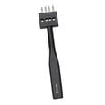 thumbnail image 4 of KLKCMS Leather Prong Punch Tool 5mm Comfortable Grip Auxiliary Tools Sturdy Round Hole Puncher Leather Stitching Punch Tool for Card 4 Tooth, 4 of 9