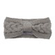 thumbnail image 1 of Sonducket Diademas tejidas con lazo elástico, forro polar de ganchillo, ajustable, ancha, cálida, calentador de orejas, diadema, regalos para mujer Accesorio para el cabello Gris claro Sonducket AP009571-08B, 1 of 6