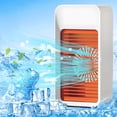 thumbnail image 4 of weibbin Portable Air Conditioner Fan Simulate Natural Wind 2 Speeds Cool Mist Spray Light for Home Office, 4 of 7