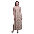 thumbnail image 1 of Bimba Floral Printed Adjustable Spaghetti Strap Long Maxi Dress Summer Beachwear-Large, 1 of 1
