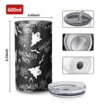 thumbnail image 4 of 20oz Coffee Tumblers Halloween Party Pattern Stainless Steel Vacuum Insulated Travel Tumbler Coffee Cups Mug with Lid and Straw with Cleaning Brush for Cold & Hot Drinks, 4 of 5
